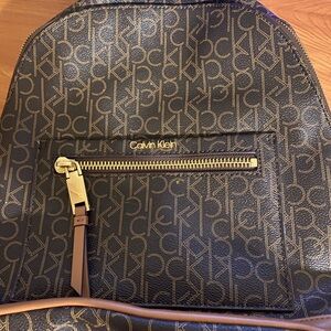 Calvin Klein Brown Backpack